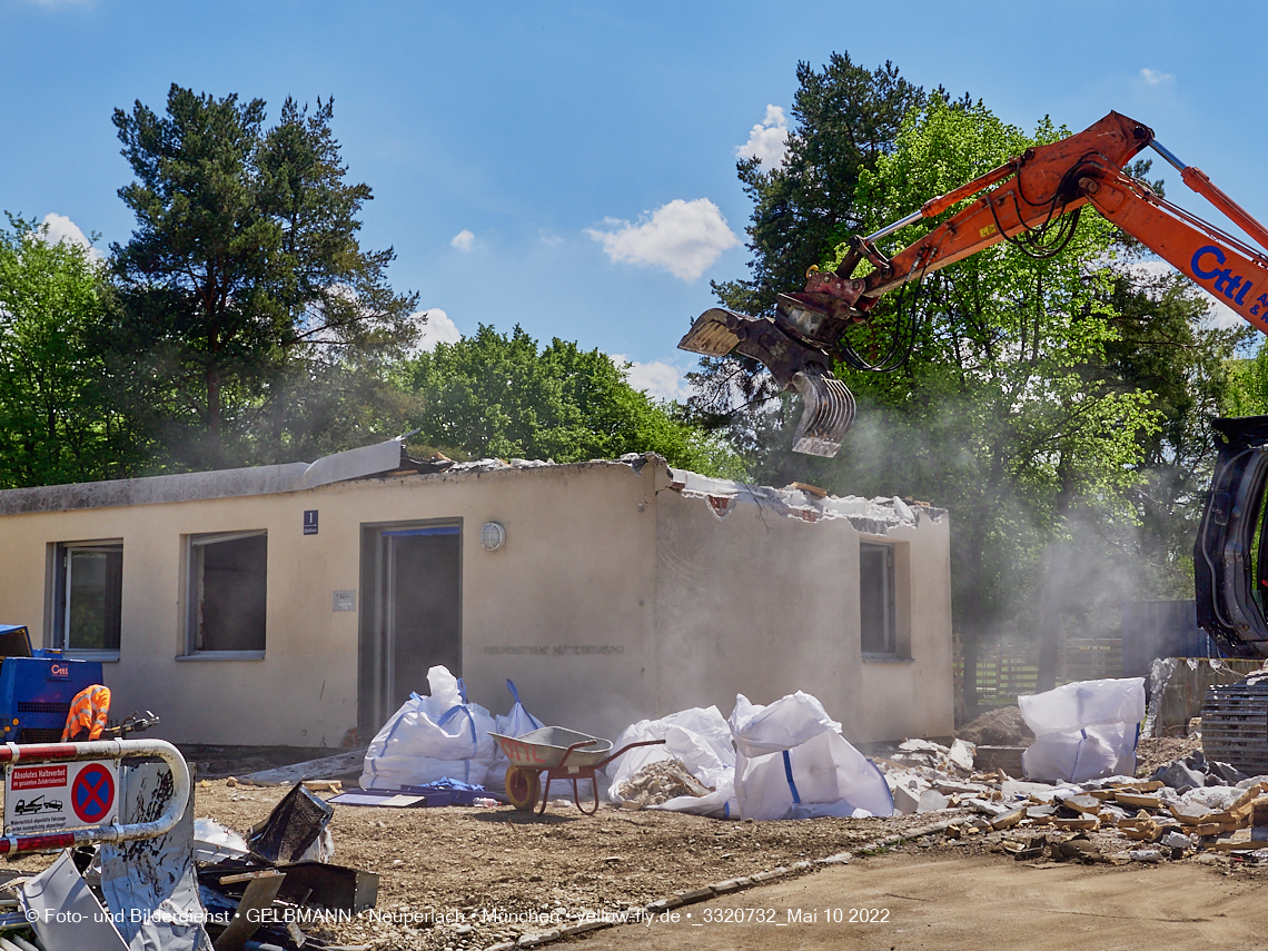 10.05.2022 - Baustelle am Haus für Kinder in Neuperlach